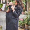 mamalila wool hooded babywearing maternity pregnancy coat lomng uk discount code review