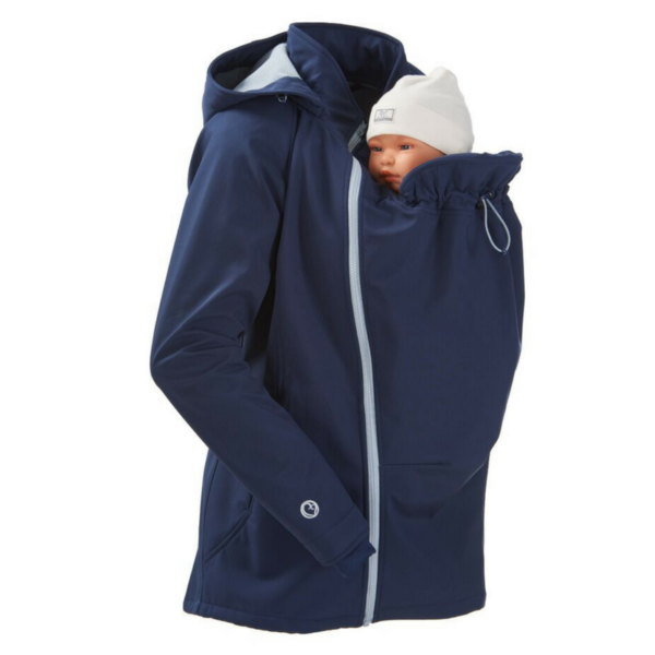mamalila softshell babywearing jacket coat uk free delivery discount code uk navy ice grey