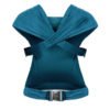 izmi baby carrier essentials newborn ergonomic baby carrier sling cheap best value uk free delivery discount code mum dad teal blue close up product