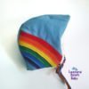 baby bonnet scandi rainbow