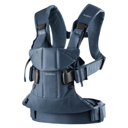 Baby Carrier One, denim blue, Cotton babybjorn uk free delivery discount code