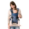 baby bjorn ergonomic Baby Carrier One, denim blue, Cotton babybjorn uk free delivery discount code front facing