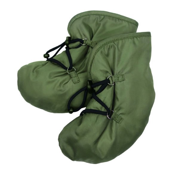 khaki green baby booties for babywearing winter windproof waterproof mamalila uk freed delivery