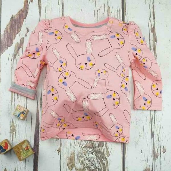 bunny rabbits clouds blade and rose baby toddler long sleeved top t-shirt uk free delivery discount code uk