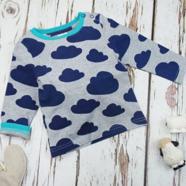 cloudy clouds blade and rose baby toddler long sleeved top t-shirt uk free delivery discount code uk