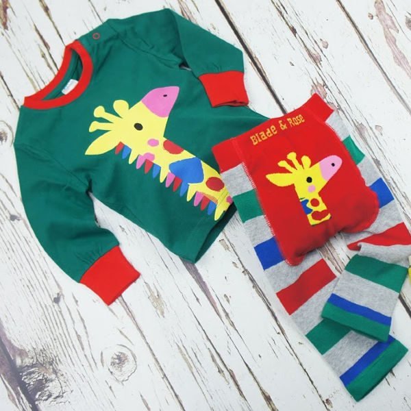 giraffe blade and rose baby toddler long sleeved top t-shirt uk free delivery discount code uk
