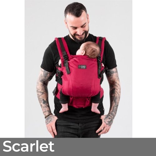 isara the one baby toddler preschool carrier uk review discount code pattern woven wrap conversion organic cotton  WearMyBaby_Scarlet_1