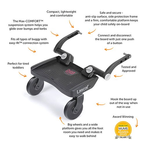 Lascal Buggyboard Mini buggy board pushchair stroller board platform toddler
