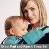 Lenny Lamb Drool Pad and Reach Strap sets baby carrier protector teething pads