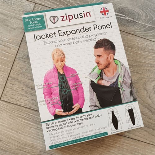 Zipusin Universal Jacket Expander Panel maternity babywearing coat
