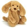 Jellycat Bashful Toffee Puppy soft cuddly toy dog