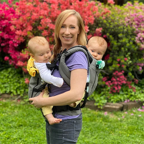 TwinGo Air ergonomic twin baby carrier mesh summer hot weather sling