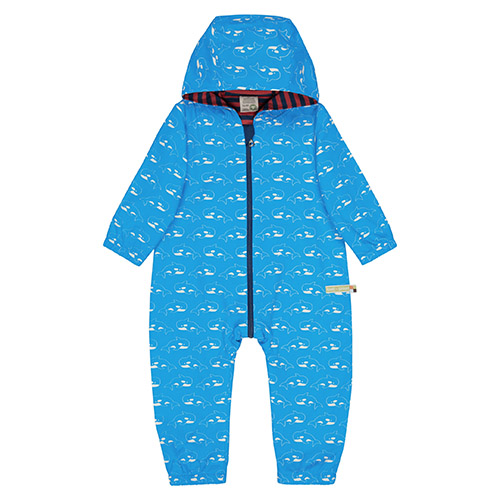 loud proud outdoor babywearing onesie all in one aqua blue whales stripe