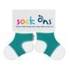 Sock Ons keep socks on baby and toddler feet