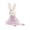 Jellycat Piroutte Lilac Bunny soft cuddly dancing rabbit toy baby toddler gift