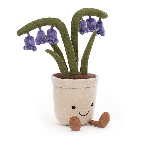 Jellycat Amuseable Bluebell soft cuddly flower flowerpot toy gift decor spring