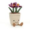 Jellycat Amuseable Crocus soft cuddly flower flowerpot toy gift decor spring