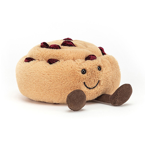 Jellycat Amuseable Pain Au Raisin cuddly toy baby toddler plush bakery bread novelty gift