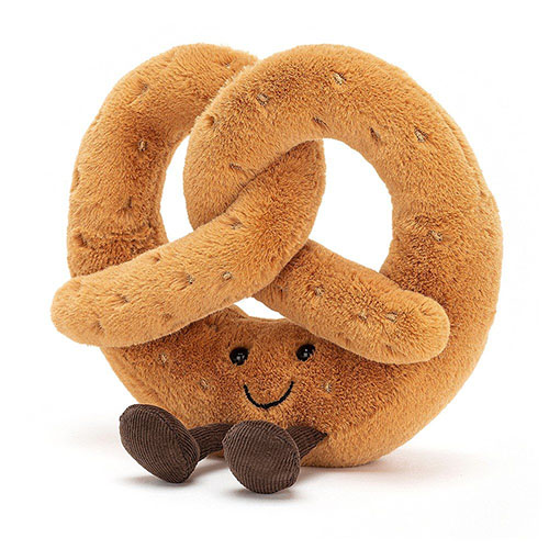Jellycat Amuseable Pretzel cuddly toy baby toddler plush bakery bread novelty gift