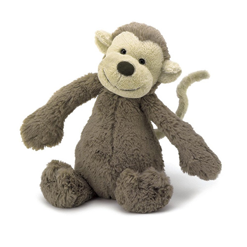Jellycat Bashful Monkey soft cuddly toy baby toddler gift