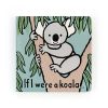 Jellycat Board Book If I Were a Koala baby toddler gift