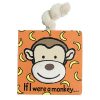 Jellycat Board Book If I Were a Monkey baby toddler gift