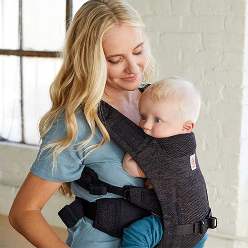 Ergobaby Aerloom baby carrier cool breathable flexible mesh sling newborn toddler ergo new