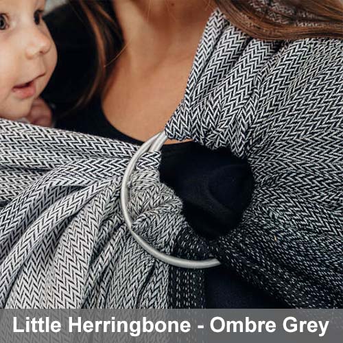 Lenny Lamb Ring Sling baby carrier soft woven cotton